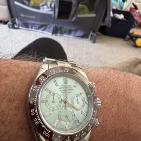 Superclone Rolex Daytona 40 mm Ice blue Dial 116506 “Platona” photo review