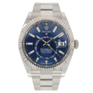Superclone Rolex Sky-Dweller 42 mm Cadran bleu vif 336934 Oyster