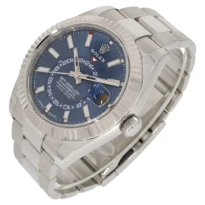 Superclone Rolex Sky-Dweller 42 mm Cadran bleu vif 336934 Oyster