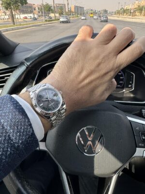 Superclone Rolex Datejust 41mm Rhodium Dial 126333 “Wimbledon” Flutted / Jubilee photo review