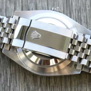 Superclone Rolex Datejust 41mm Cadran Rhodium 126334 “Wimbledon” Flutted / Jubilee
