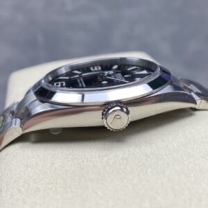 Superclone Rolex Explorer 40 mm Schwarzes Zifferblatt 224270