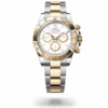 Superclone Rolex Daytona 40 mm Weißes Zifferblatt 126503