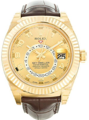 Rolex Sky-Dweller 42mm Gold Dial 326138 photo review