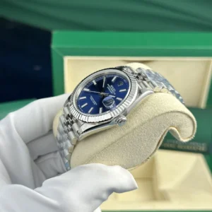 Superclone Rolex Datejust 41mm Blue Dial 126334 Jubilee
