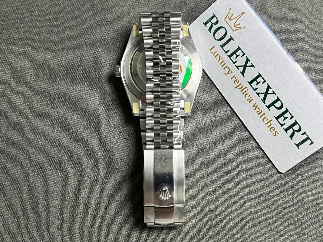 Superclone Rolex Datejust 41mm Green Dial 126334 Jubilee