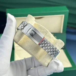 Superclone Rolex Datejust 41mm Green Dial 126334 Jubilee