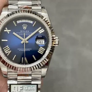 Superclone Rolex Day-Date 40mm Ombre Blue Dial 228239