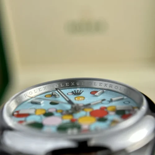 Superclone Rolex Oyster Perpetual 31 mm Turquoise blue Dial 277200 photo review