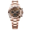 Superclone Rolex Daytona 40 mm 126505 Heldere chocoladekleurige wijzerplaat