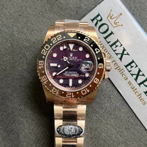 Superclone Rolex GMT-Master II 40 mm 126715CHNR Tiger Iron Dial