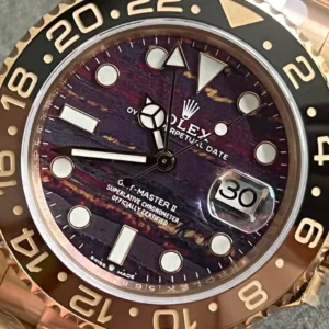 Superclone Rolex GMT-Master II 40 mm 126715CHNR Tiger Iron Dial