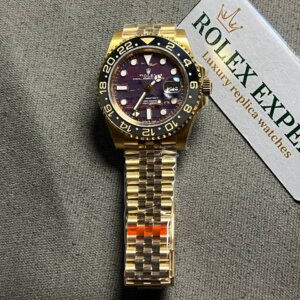 Superclone Rolex GMT-Master II 40 mm 126718GRNR Tiger Iron Dial