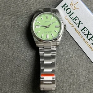 Superclone Rolex Oyster Perpetual 277200 Pistazienfarbenes Zifferblatt