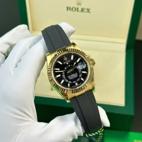 Superclone Rolex Sky-Dweller 42mm White Dial 326238 photo review