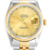 Rolex Datejust 36 mm Cadran Or 16233