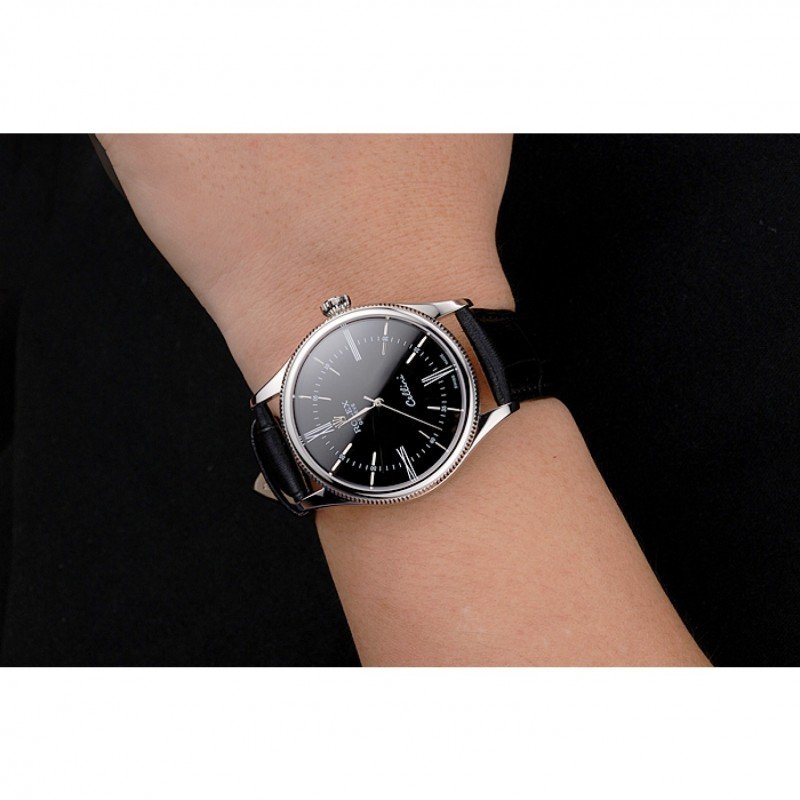 Superclone Rolex Cellini 38mm Black Dial REP016804