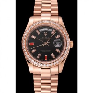 Superclone Rolex Day-Date 40mm Black Dial 1454102