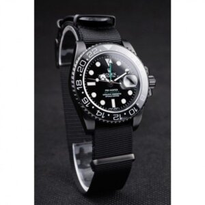 Superclone Rolex GMT-Master II 40 mm schwarzes Zifferblatt REP016827