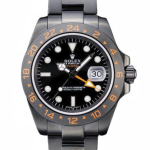 Superclone Rolex Explorer 40mm Schwarzes Zifferblatt 98240