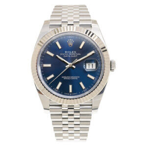 Rolex Datejust 41mm blaues Zifferblatt 126334 Jubilee
