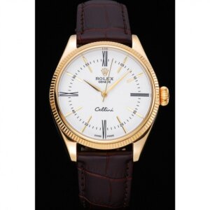 Rolex Cellini 40 mm Weißes Zifferblatt 622833