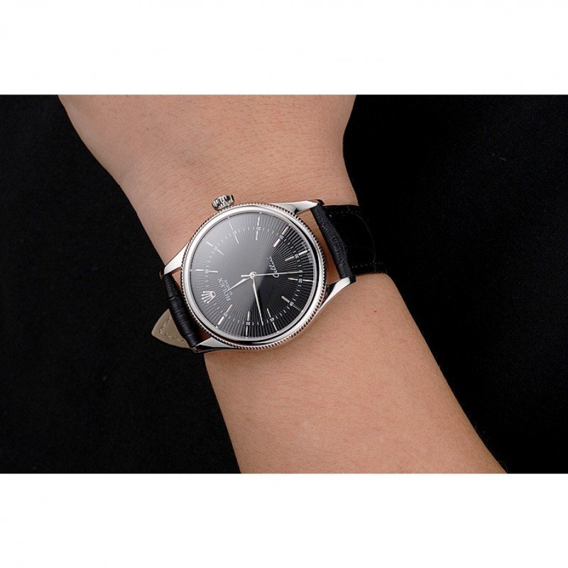 Superclone Rolex Cellini 38mm Black Dial REP016809