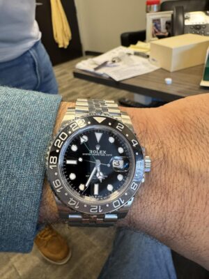 Superclone Rolex GMT-Master II 126710GRNR “Bruce Wayne” Oyster 2024 photo review