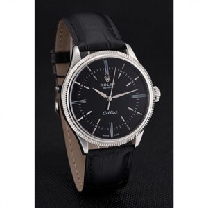 Superclone Rolex Cellini 39 mm Cadran noir 622654