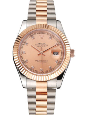 Superclone Rolex Datejust 41mm Rose-Gold Dial REP016816 photo review