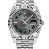 Superclone Rolex Datejust 41mm Rhodium Dial 126334 “Wimbledon” Flutted / Jubilee