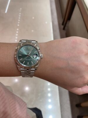 Rolex Datejust 41mm Green Dial 126334 Jubilee photo review