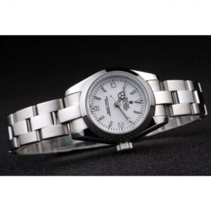 Rolex Explorer 26 mm mit weißem Zifferblatt 98088