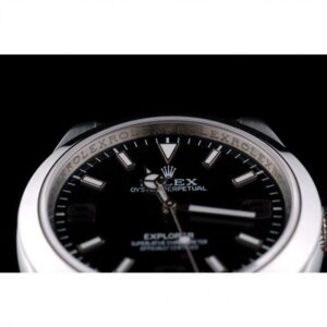 Superclone Rolex Explorer 39 mm schwarzes Zifferblatt 42002