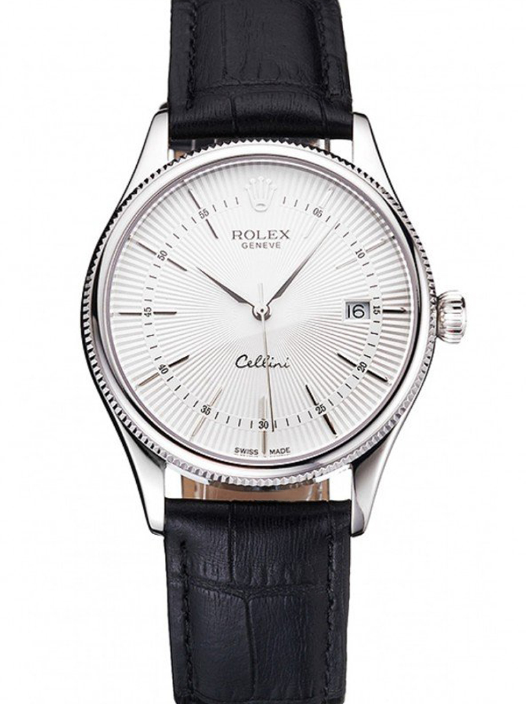 Superclone Rolex Cellini 38mm White Dial REP016802