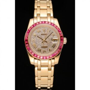 Rolex Datejust 33mm met diamanten wijzerplaat 622835