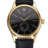 Superkloon Rolex Cellini 38 mm zwarte wijzerplaat REP016806