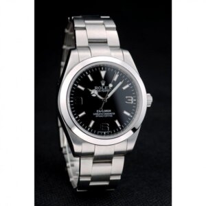 Superclone Rolex Explorer 39 mm schwarzes Zifferblatt 42002