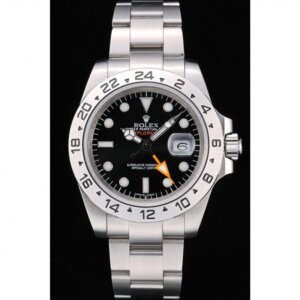 Superclone Rolex Explorer 40mm schwarzes Zifferblatt REP016820