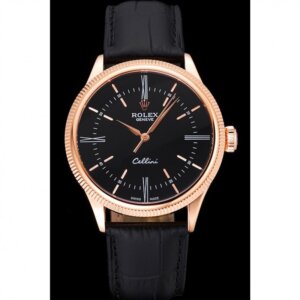 Superclone Rolex Cellini 39mm Black Dial 622656
