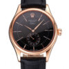 Superclone Rolex Cellini 38mm Zwarte Wijzerplaat REP016792