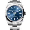 Rolex Oyster Perpetual 41 mm mit blauem Zifferblatt 124300