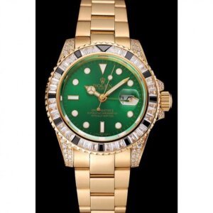 Superclone Rolex GMT-Master II 41 mm grünes Zifferblatt 1453748