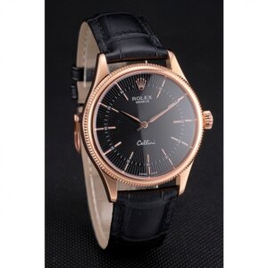 Superclone Rolex Cellini 38mm Black Dial REP016815