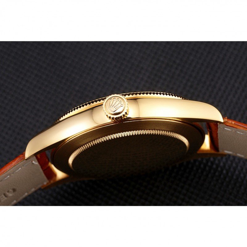 Superclone Rolex Cellini 38mm Gold Dial REP016798