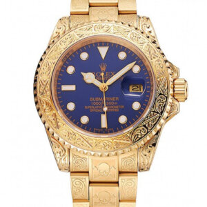 Superclone Rolex Submariner 41 mm blaues Zifferblatt 1454089