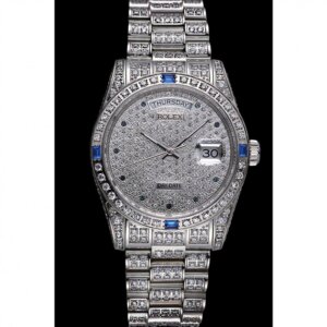 Superclone Rolex Day-Date 37mm Diamond Dial 621613