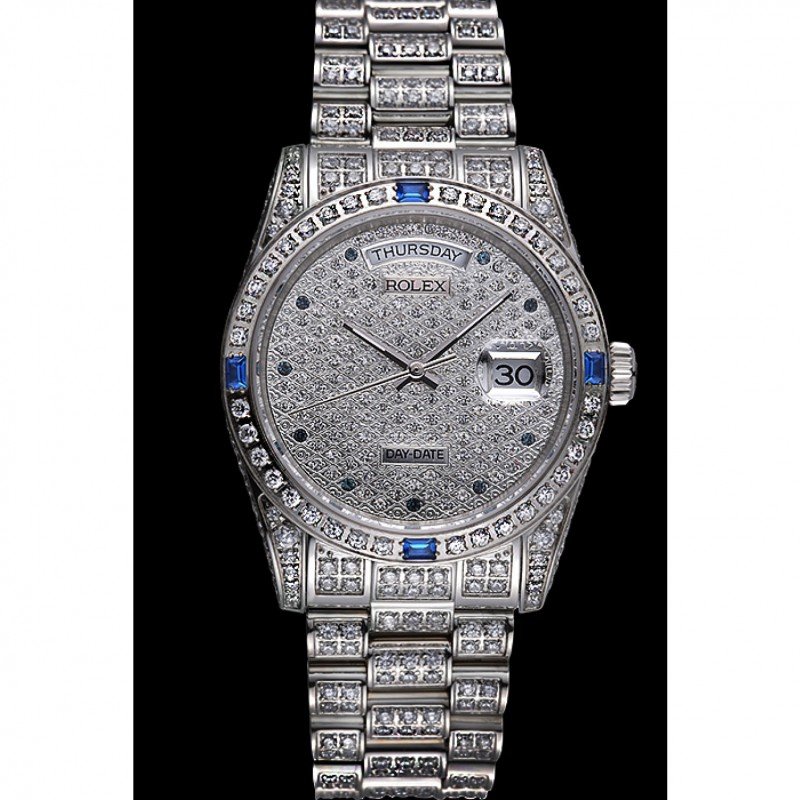 Superclone Rolex Day-Date 37mm Diamond Dial 621613