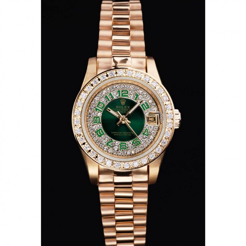 Rolex Datejust 28mm Green Dial RL39