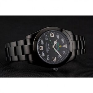 Rolex Air-King 38 mm zwarte wijzerplaat 1454019